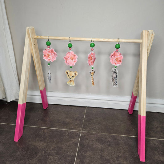 Soft Floral Safari Play gym