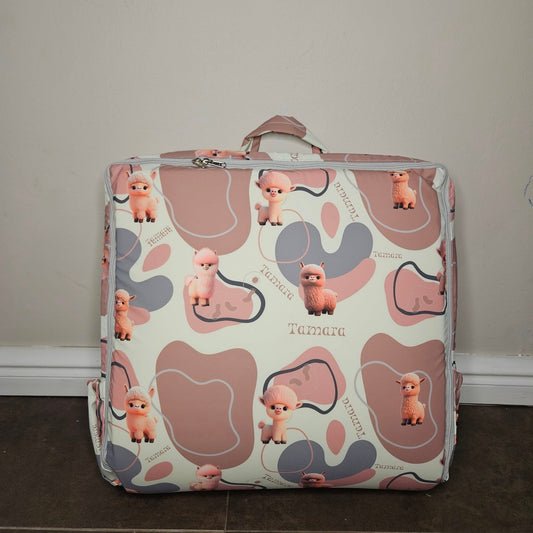 Funky Boho Llama travel nest bag