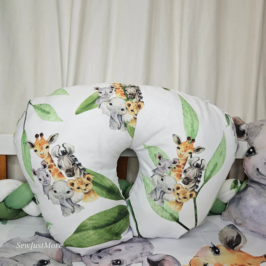 Green Leafy Safari  Nursing pillow