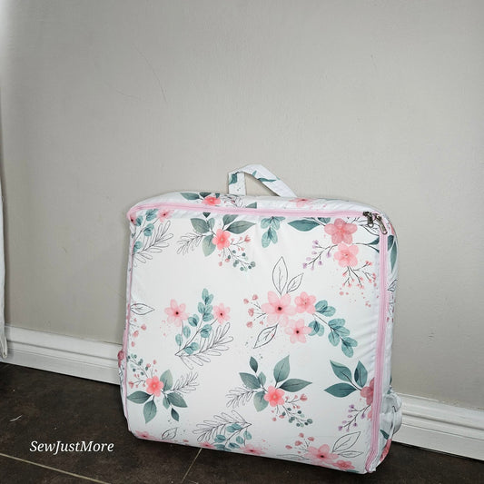 Soft Pink Boho Bunny travel nest Bag