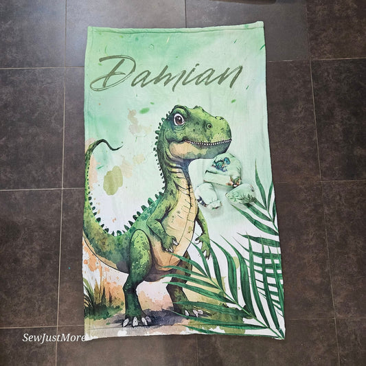 Damian and the Dino Kingdom Fleece Blanket