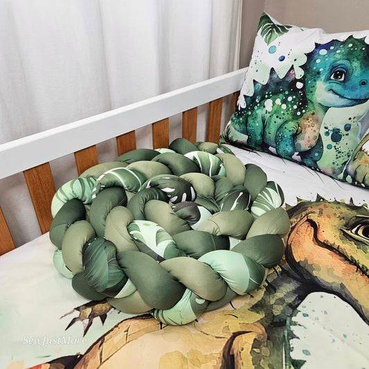 Damian and the Dino Kingdom Cot Bumper