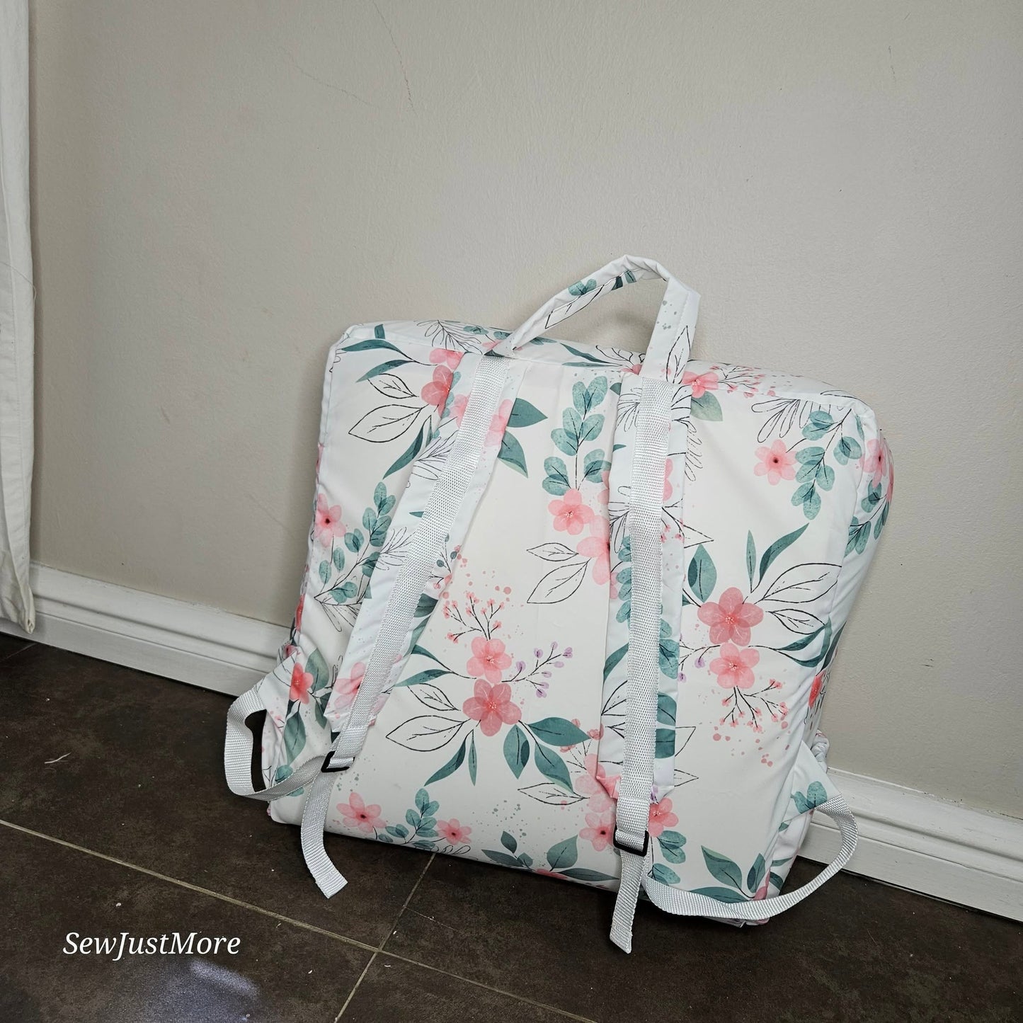Soft Pink Boho Bunny travel nest Bag
