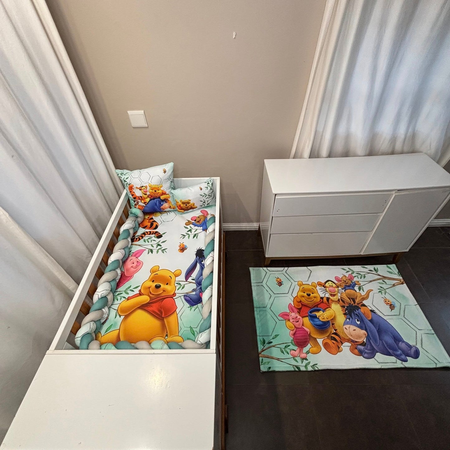 Winnie and Friends cot linen