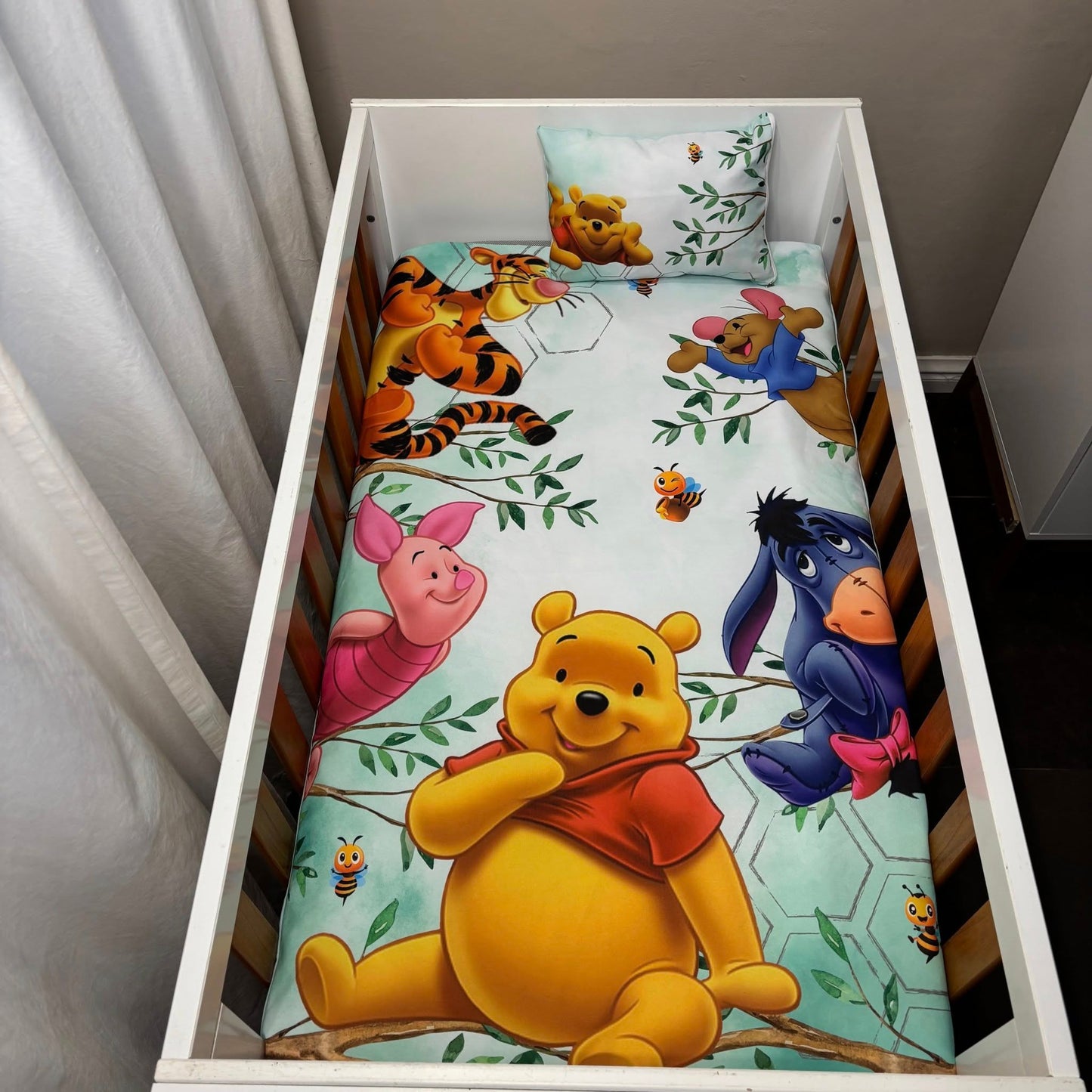 Winnie and Friends cot linen