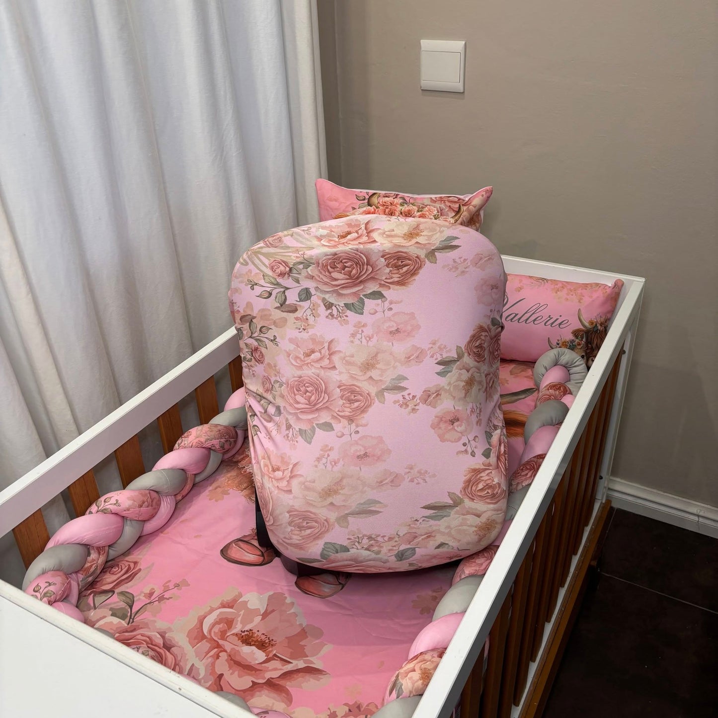 Harmonie the Highland Cow  car seat cover