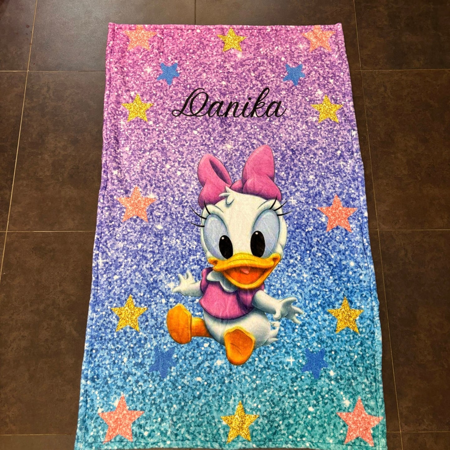 Magical Baby Daisy Duck  Fleece blsnket