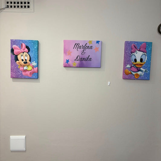Magical Baby Daisy Duck canves Set