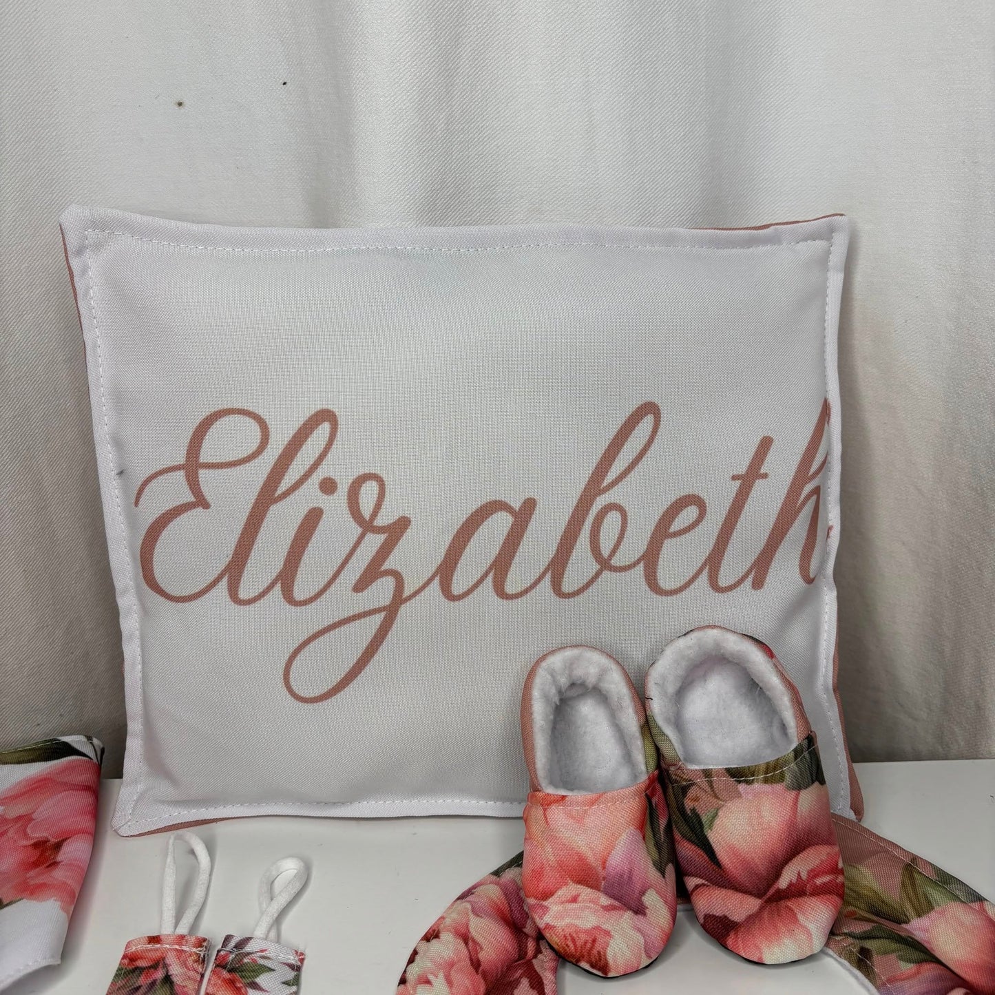 Boho Peony Deer cot linen