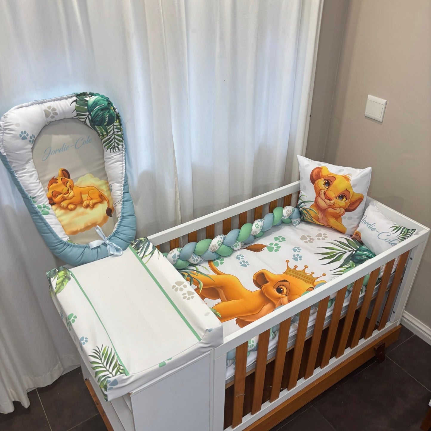 The Lion King cot linen