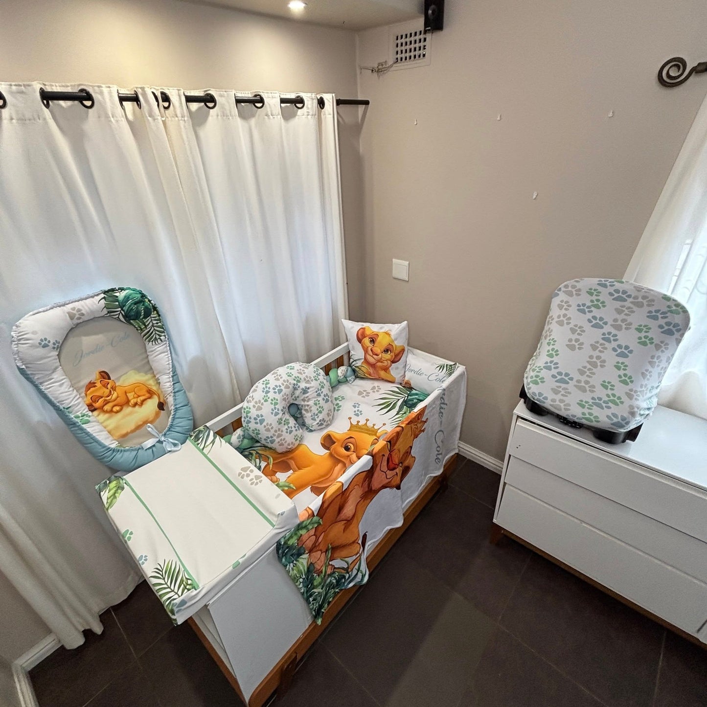 The Lion King cot linen