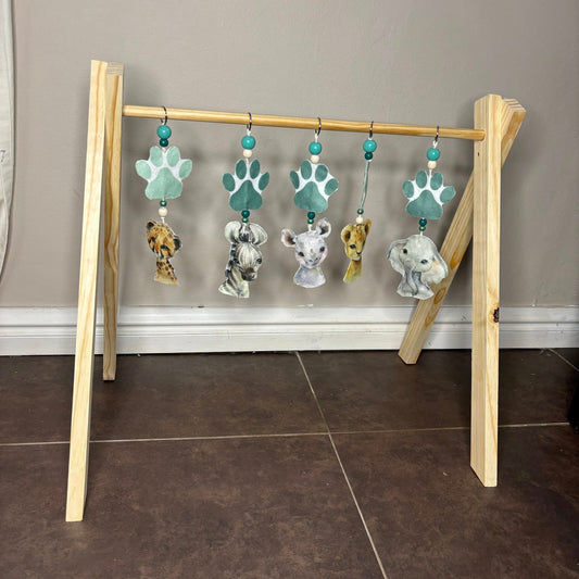 Pawesome Sage Safari Play gym