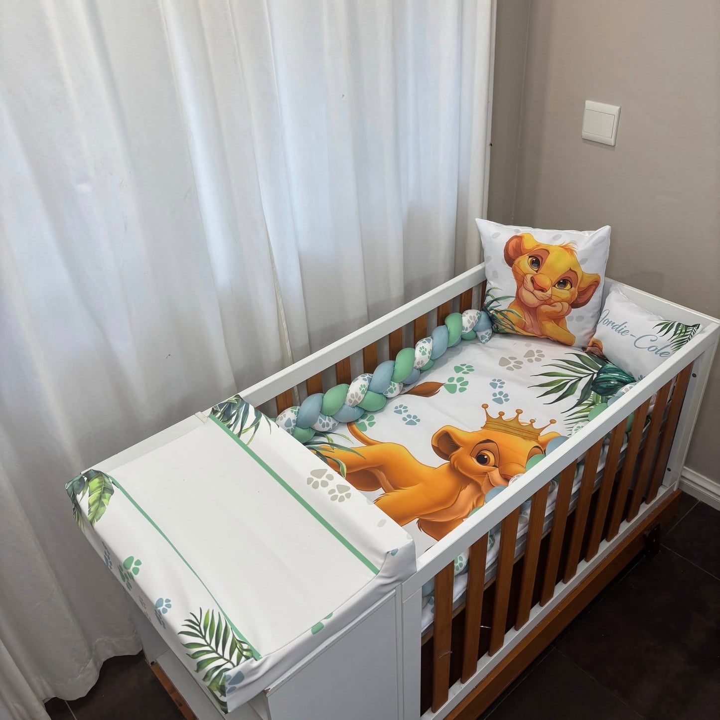 The Lion King cot linen