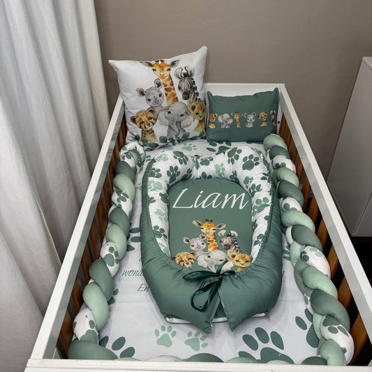 Pawesome Sage Safari Baby Nest