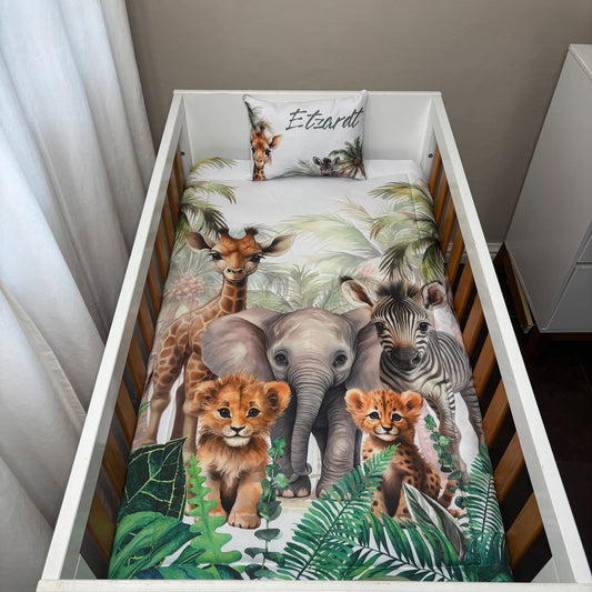 Forest and Fern Safari 2.0 cot line