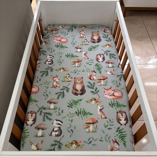 Proper Boho Woodlands Fitted Sheet