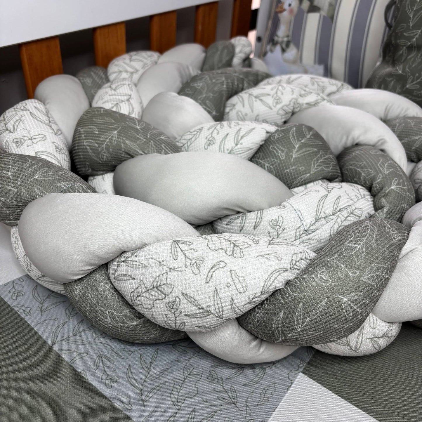 The Natural Goose cot linen