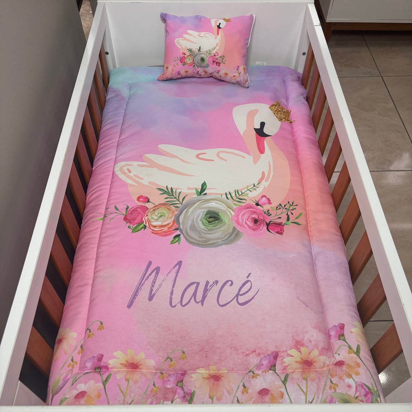 Magical Swan  Ellie cot linen
