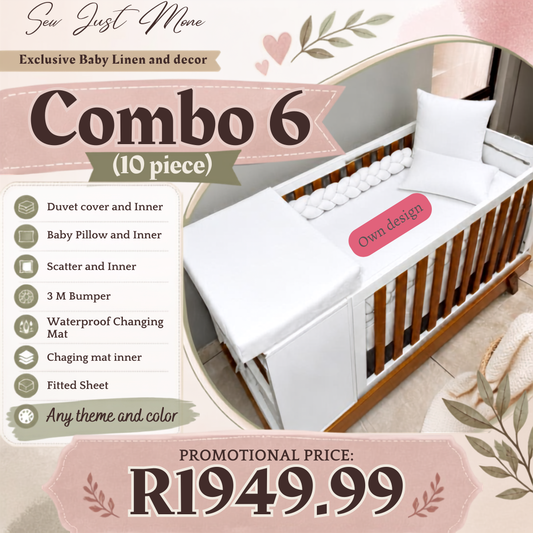 Combo 6 custom cot linen