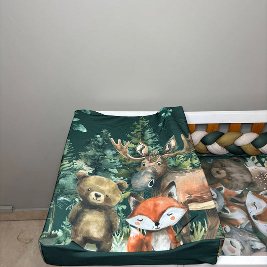 Modern Boho Woodlands Waterproof Changing Mat