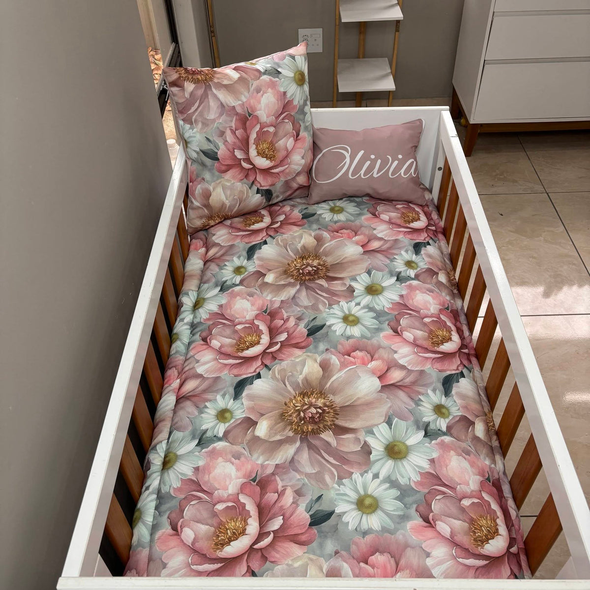 Floral Elegance cot linen