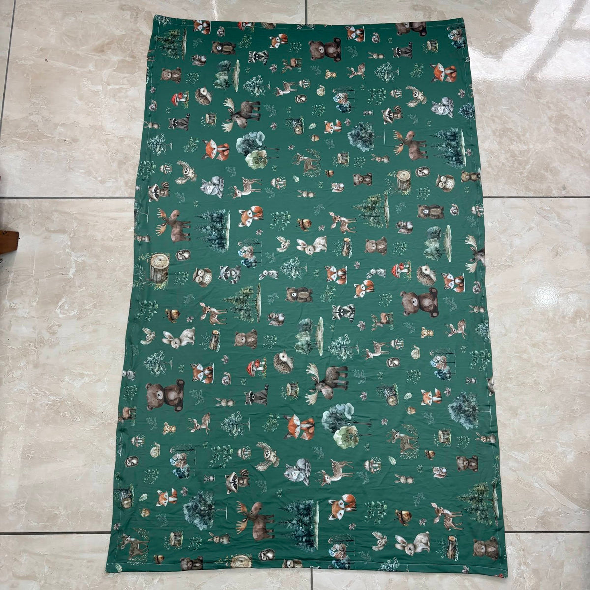 Modern Boho Woodlands cot linen
