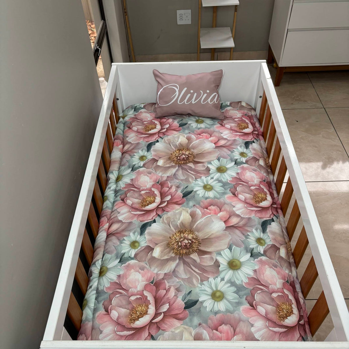 Floral Elegance cot linen