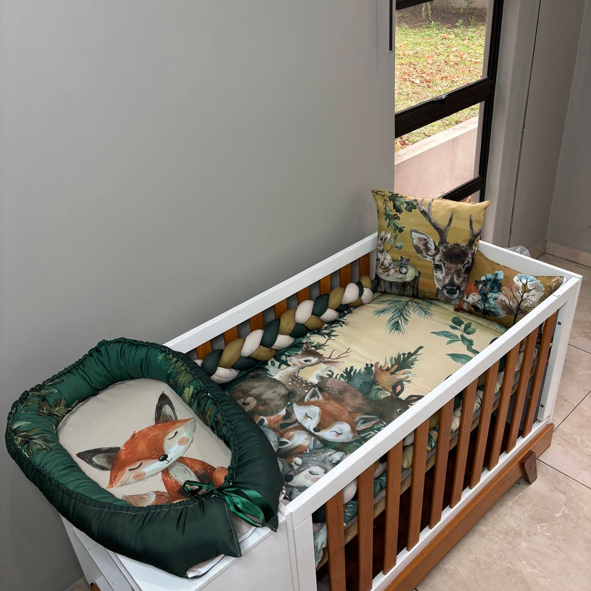 Modern Boho Woodlands Baby Nest