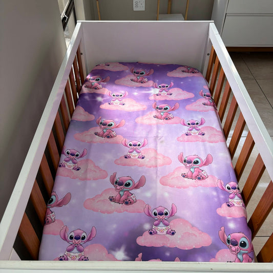 The Girl Stitch set Fitted Sheet