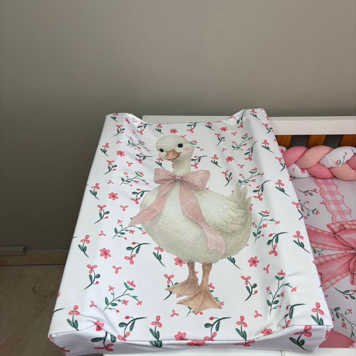The Blossom Goose waterproof changing mat