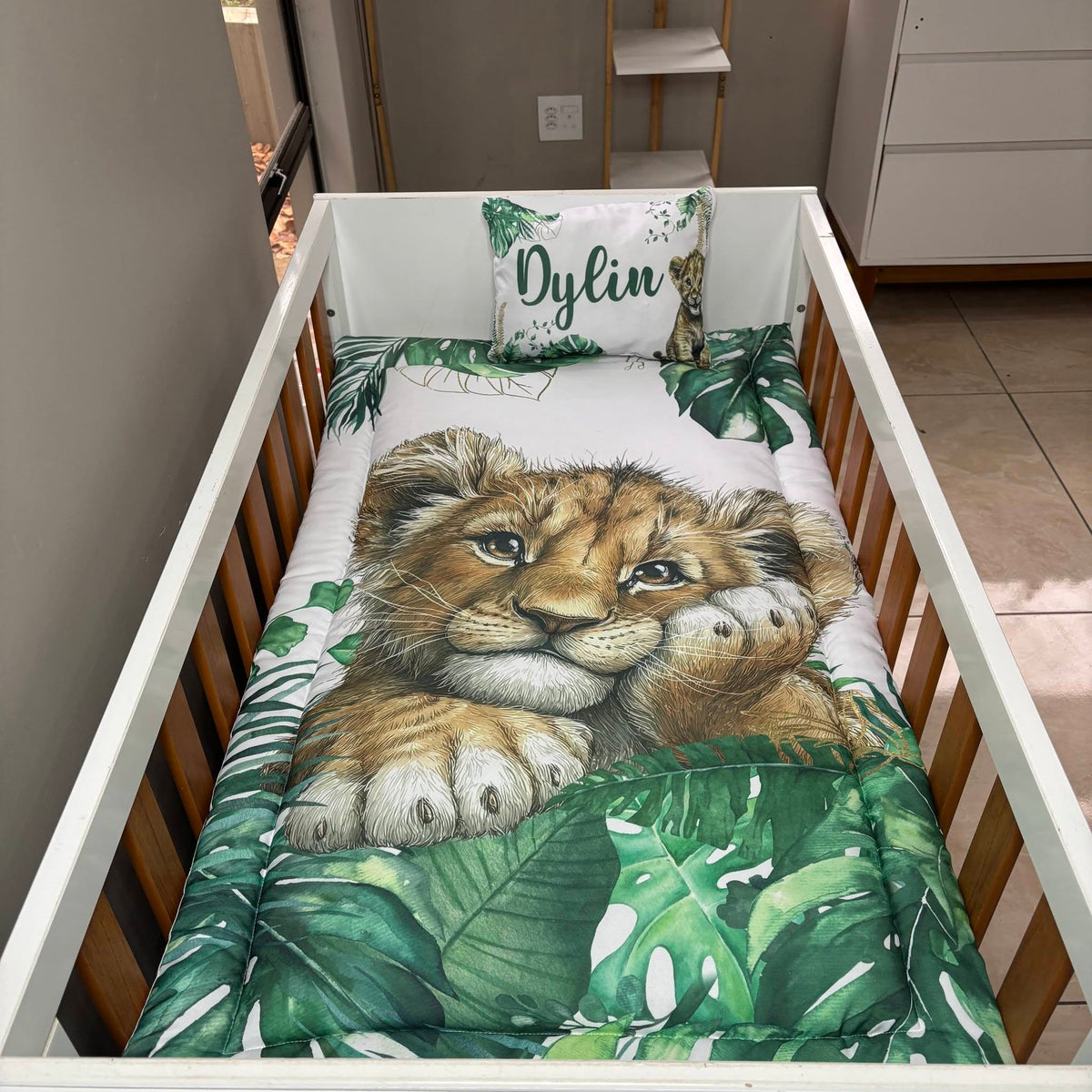 King of the Jungle cot linen