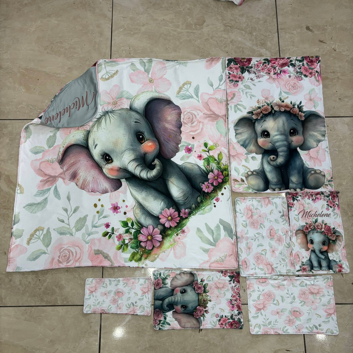 Boho Rosy Ellie  cot linen