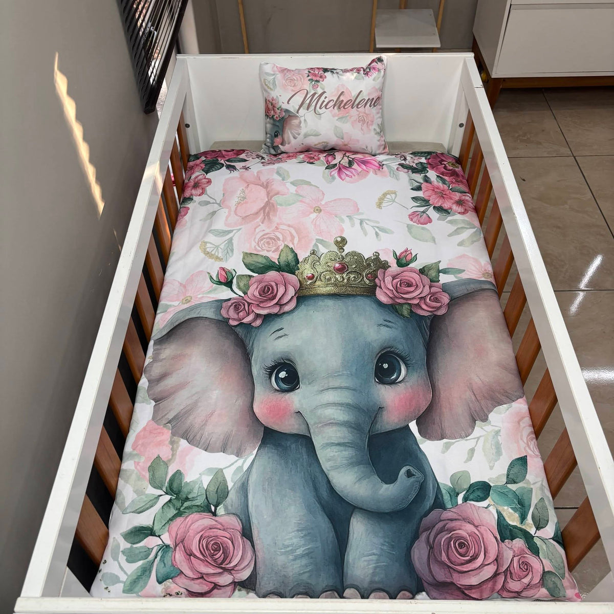 Boho Rosy Ellie  cot linen