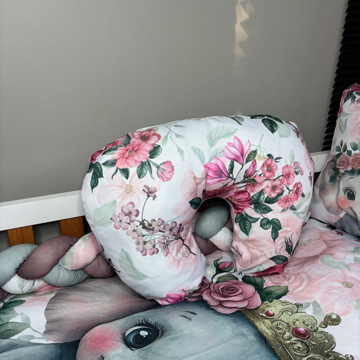 Boho Rosy Ellie nursing pillow