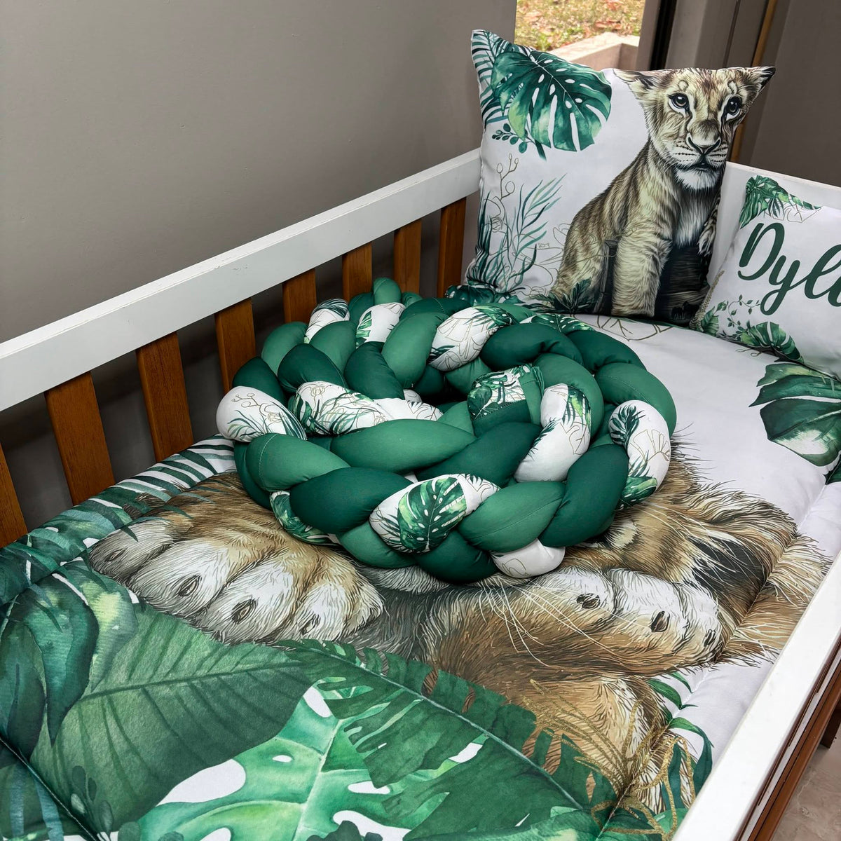 King of the Jungle Cot Bumper