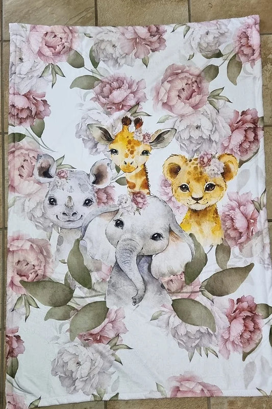 Peony Safari! Blanket - Sew Just More