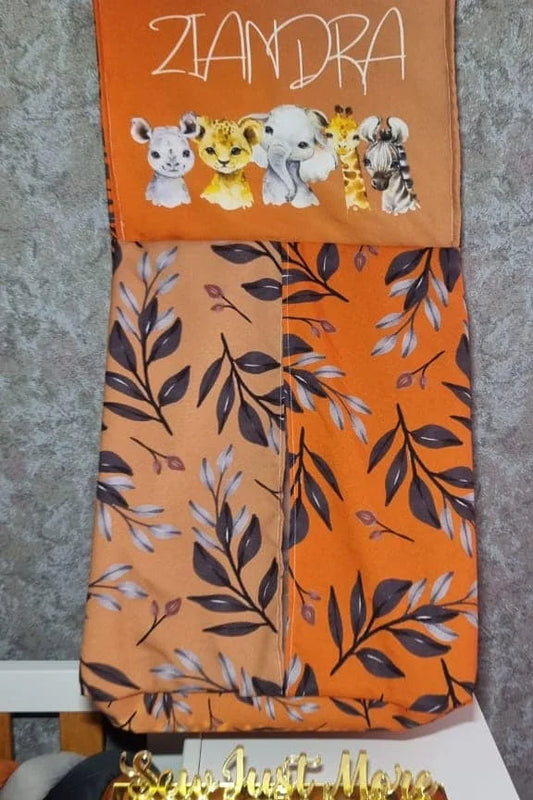 Burnt Orange Safari Hanging Bag