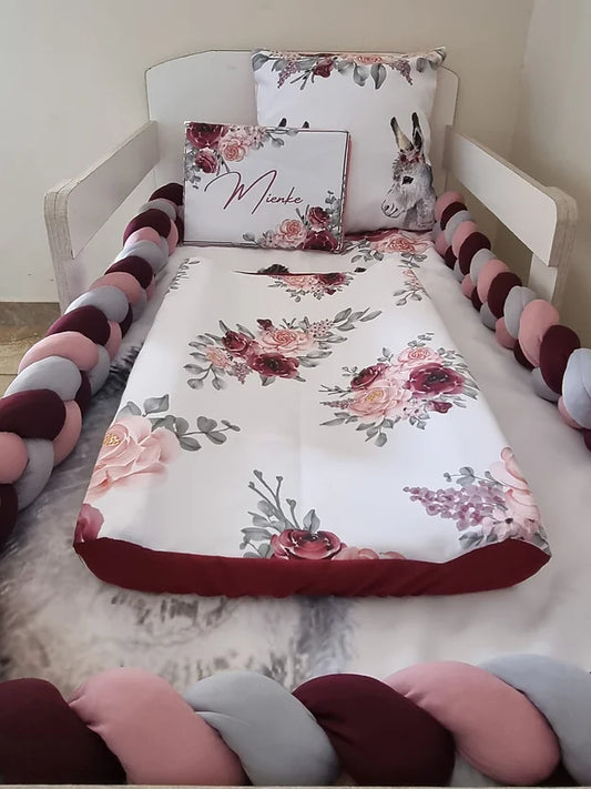 Maroon Flower - Sew Just More